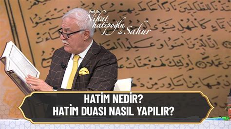 nihat hatipoğlu na hatim nasıl gönderilir